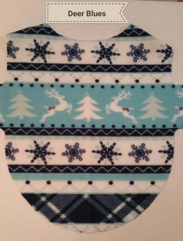 Col. Potter Fleece Sweater w/Hook & Loop Tummy Tab & REINFORCED leash slot - Image 38