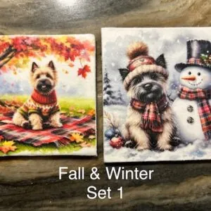Holiday Fridge Magnet Sets (2 in each order)