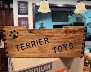 Wooden Terrier Toy Box #4 & #5