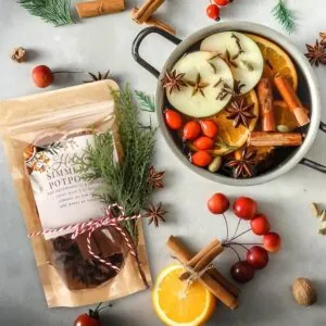 Homemade Holiday Simmering Potpourri