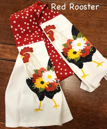 Kitchen Scarf 5 - Red Rooster