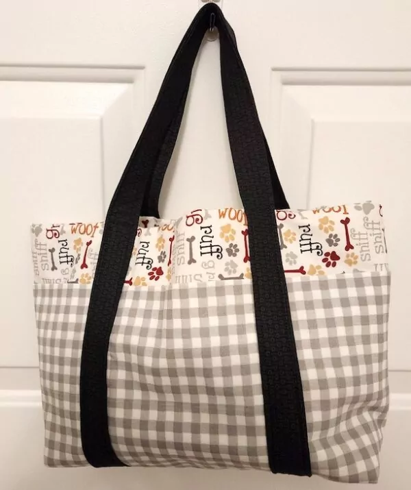 Dog Fabric Tote Bags